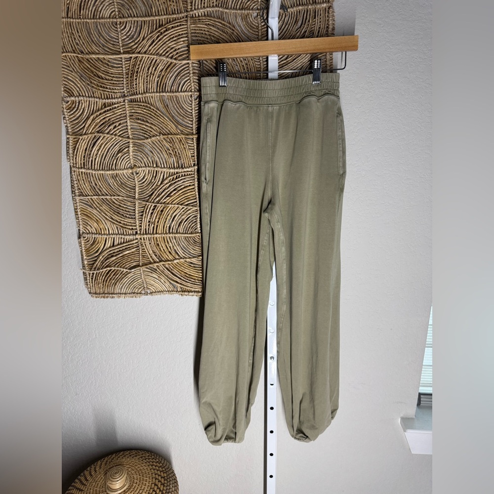 FP movement jogger pants in olive green
